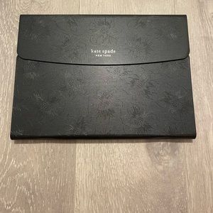 kate spade Black Floral Embossed Tablet Case